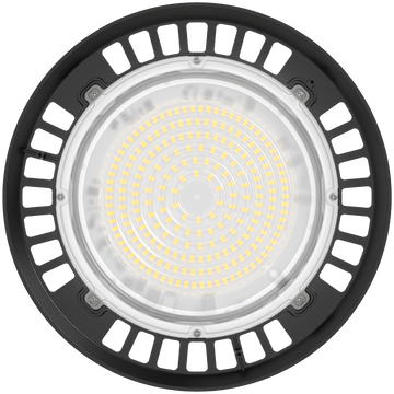 UFO High Bay 150W Plug & Play LED Fixture, 2-Step Install, 19500 Lumens